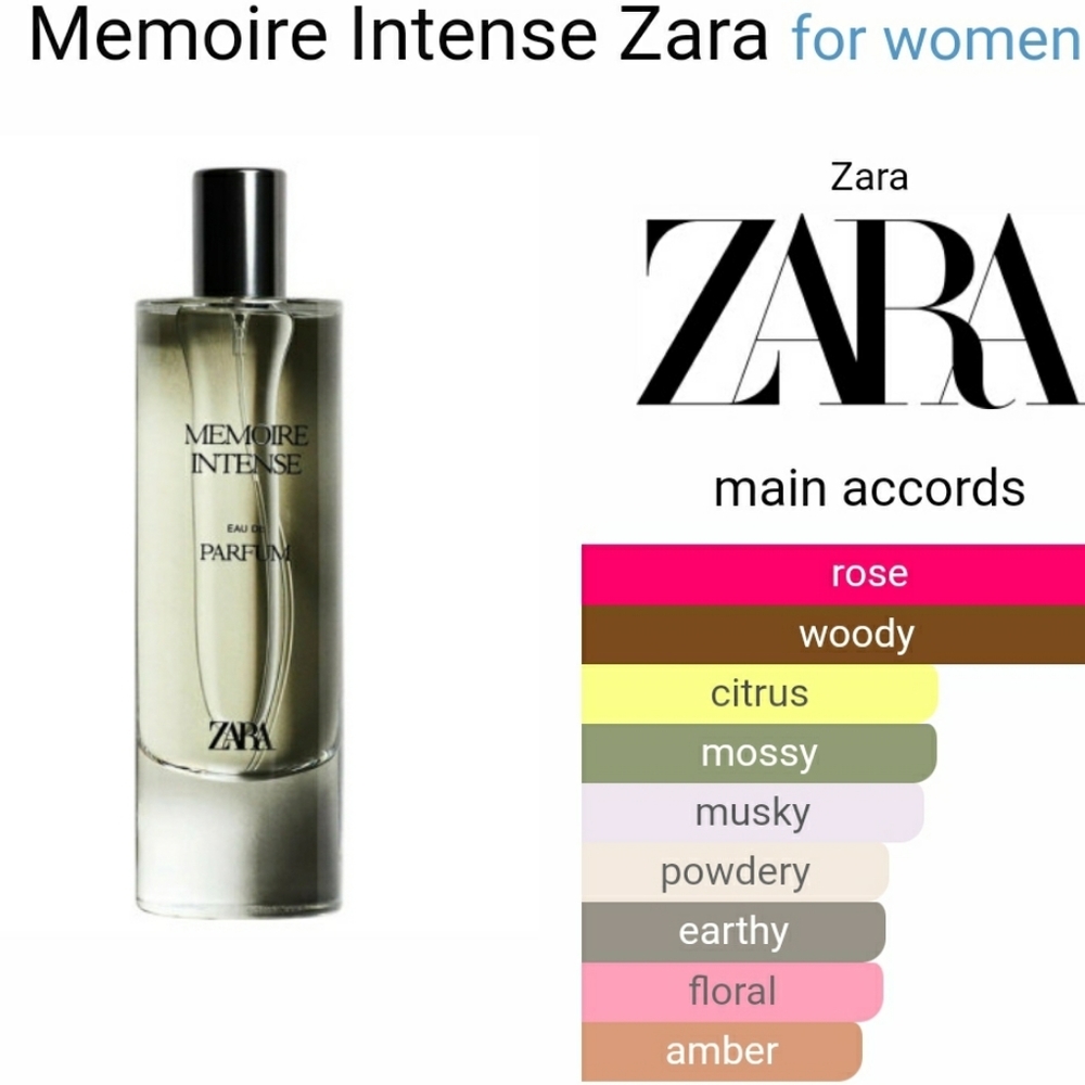 ZARA MEMOIRE INTENSE fragrance for women. 2.71